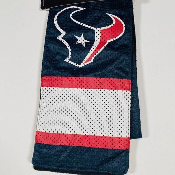 NFL Jersey Scarf with Zip Pocket Houston Texans New - Picture 3 of 6